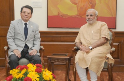 Mitsubishi Corporation CEO calls on PM 